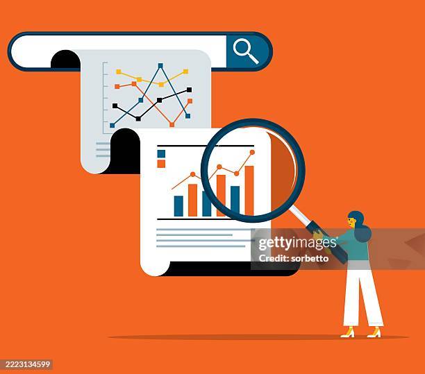 businesswoman - search engine - site hoarding stock illustrations