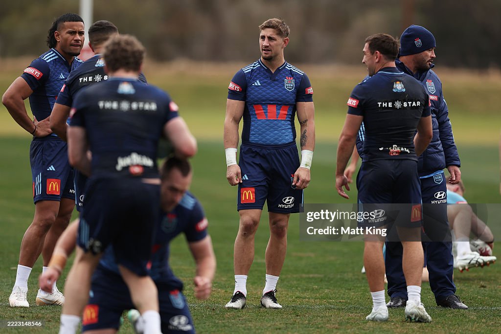 NSW Blues State Of Origin Squad Training Session