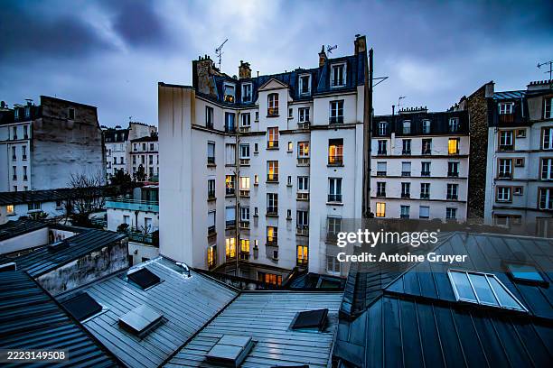 Paris Buildings Rooftops 2,535 Rooftop Unit Paris Stock Photos, High-Res Pictures, and Images ...