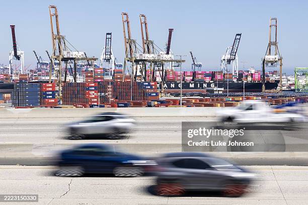 Los Angeles, CA The Port of Los Angeles on Saturday, July 5, 2025 in Los Angeles, CA.