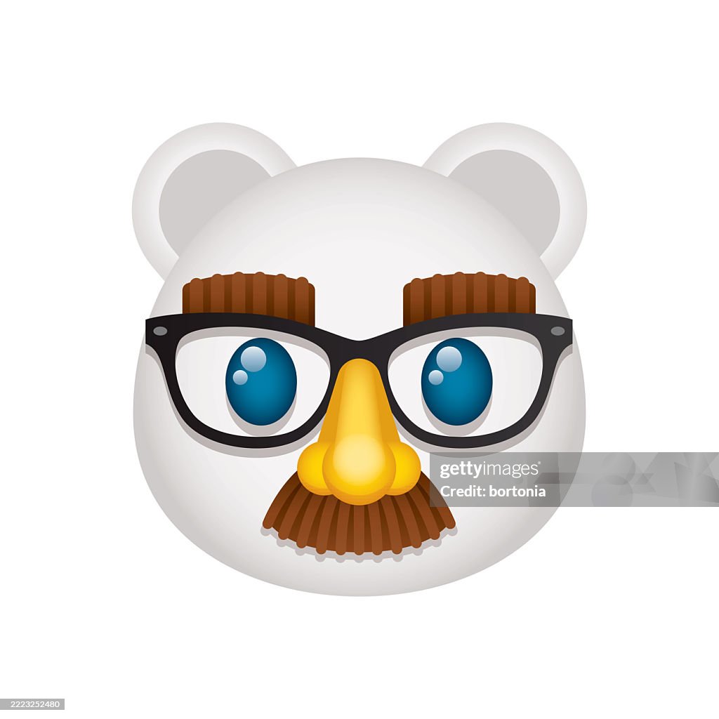 Polar Bear in Disguise Emoji