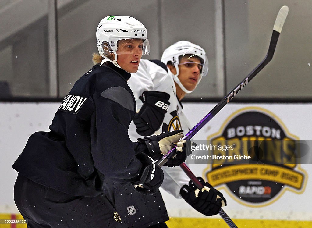 Goaltenders pull out the stops on final day of Bruins Development Camp