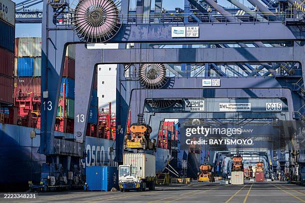 Container Tanjung 186 Jakarta International Container Terminal Stock Photos, High-Res ...
