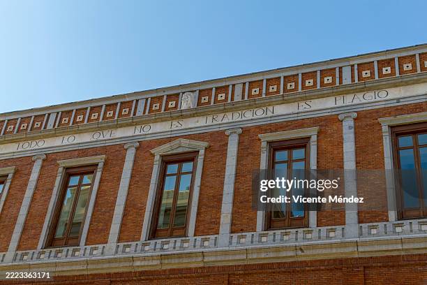 everything that is not tradition is plagiarism - el prado museum stock pictures, royalty-free photos & images