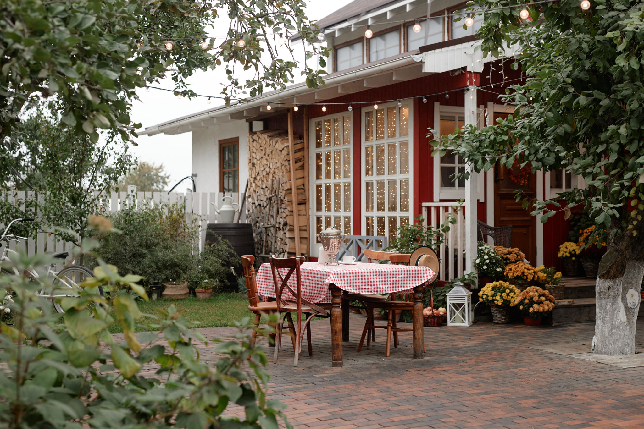 seasonal patio decor