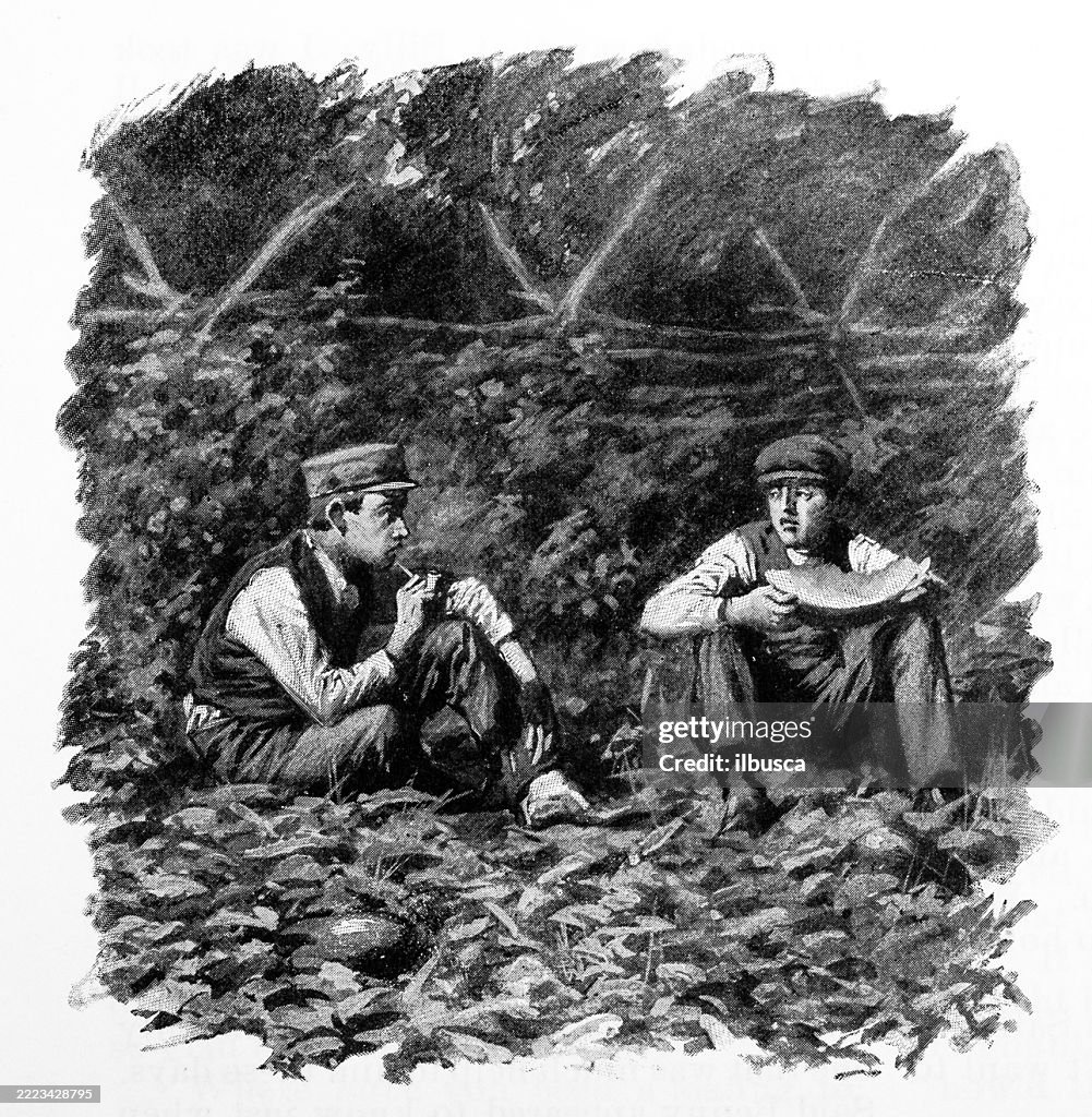 Tom Sawyer and Huckleberry Finn