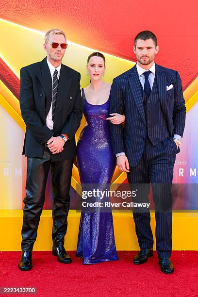 Nicholas Hoult, Rachel Brosnahan, David Corenswet at the "Superman" World Premiere held at the TCL Chinese Theatre on July 07, 2025 in Los Angeles,...