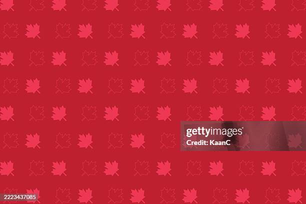 abstract colorful maple leaf shapes design background. abstract canada concept background. abstract background. vector illustration stock illustration - technology adoption stock illustrations