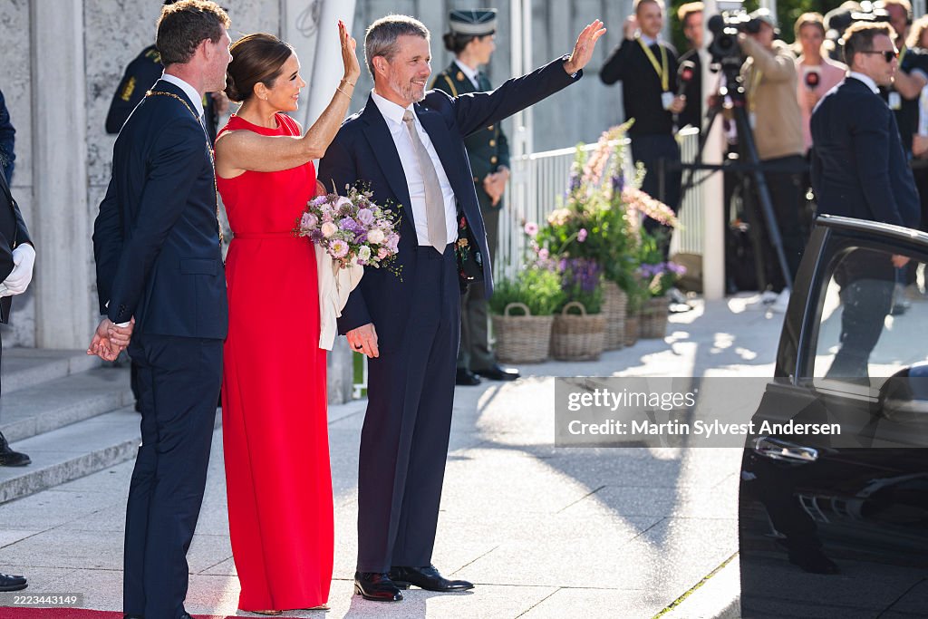 The Royal Danish Couple Attend Denmark's Assumption Of The EU Presidency In Aarhus