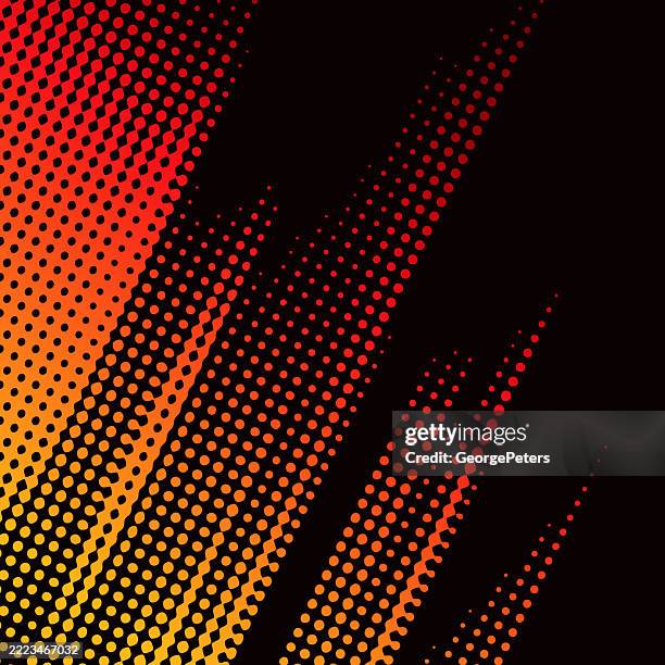 Slanted Halftone Bar Graph Moving Up High-Res Vector Graphic - Getty Images