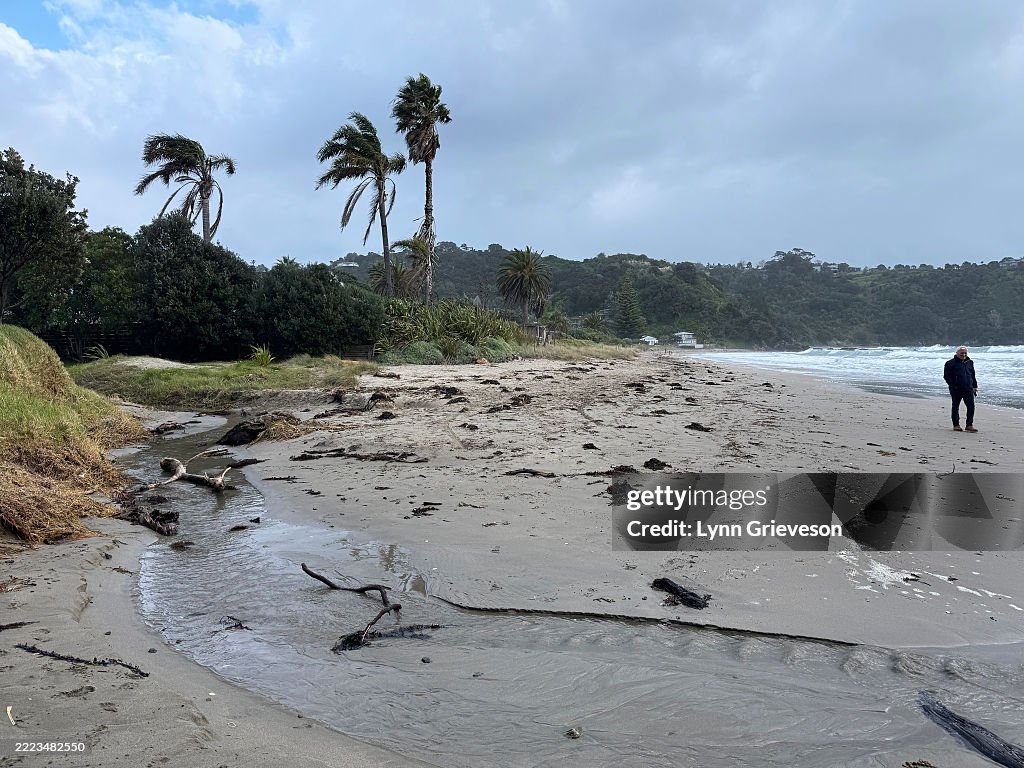 Storm Aftermath In Gulf Harbour