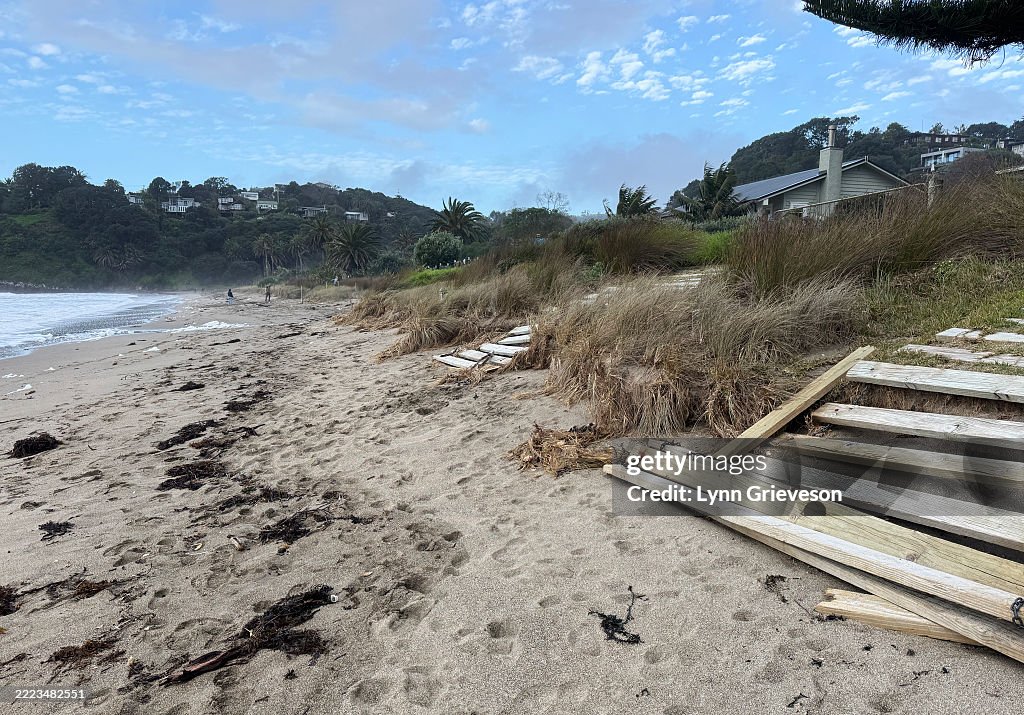 Storm Aftermath In Gulf Harbour