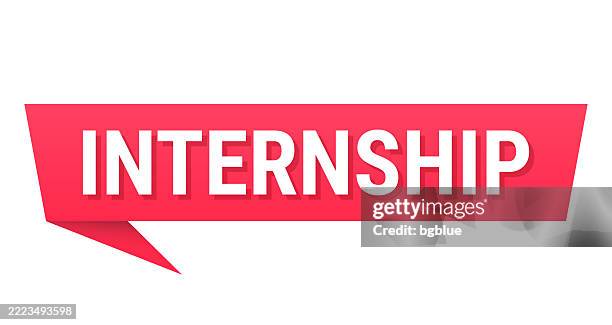 Internship Label 37 Internship Logo High Res Illustrations - Getty Images