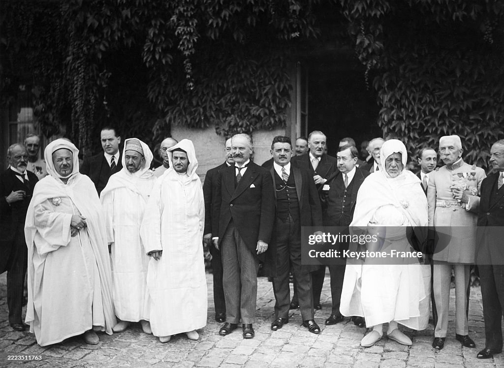Le sultan du Maroc à Rambouillet en 1932