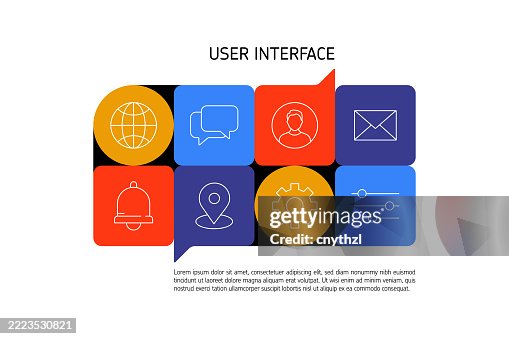User Interface Concept Banner Design. Internet, Control Panel, Mobile App, Webpage. User Interface Concept Banner Design. Internet, Control Panel, Mobile App, Webpage.