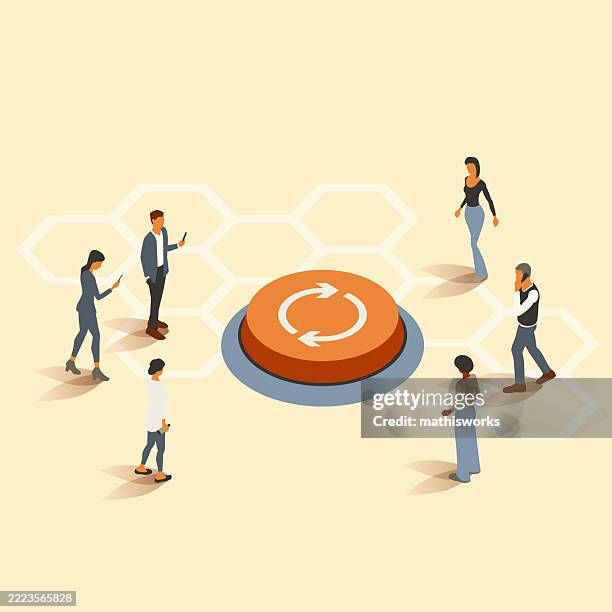 reset button - opening day stock illustrations