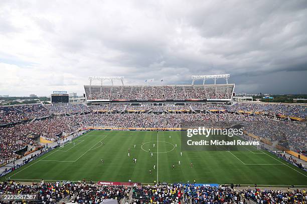 General view inside the stadium during the FIFA Club World Cup 2025 quarter final match between Fluminense FC and Al Hilal at Camping World Stadium...