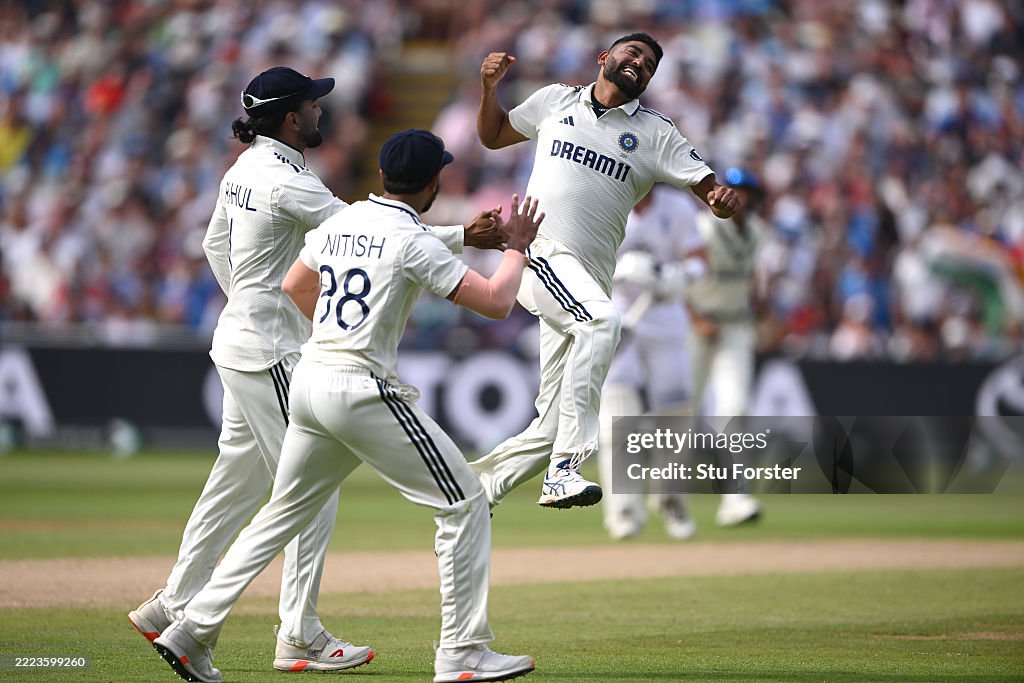 England v India - 2nd Rothesay Test Match: Day Three