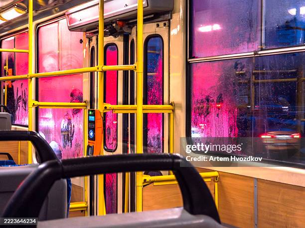 Bus Ride Home Night 799 Bus Interior Night Stock Photos, High-Res Pictures, and Images ...