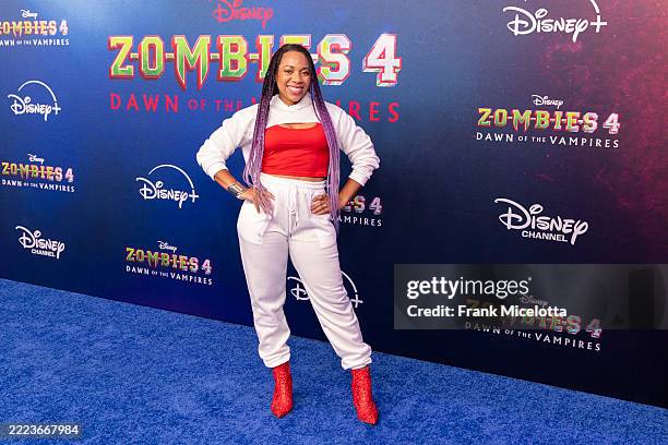 The cast and filmmakers of "ZOMBIES 4: Dawn of the Vampires" celebrated the World Premiere of the Disney Channel Original Movie at the El Capitan...