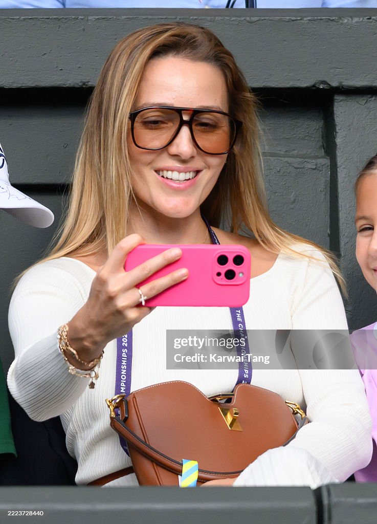 Celebrity Sightings At Wimbledon 2025 - Day 6