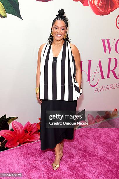 Crystal Renee Hayslett attends the National Urban League Women In Harmony Awards Luncheon during the 2025 Essence Festival Of Culture at The...