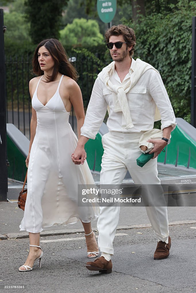 Celebrity Sightings At Wimbledon 2025 - Day 7