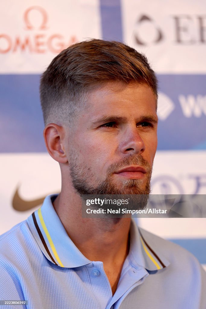 Metres athlete and Middle-distance runner Jimmy Gressier of France