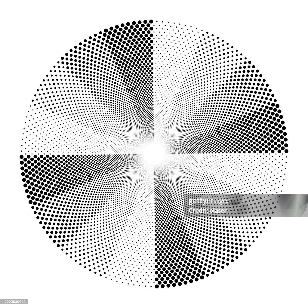 Dynamic Dots Pattern A Circular Pattern Of Dots Creates A Visually Dynamic Effect High-Res ...