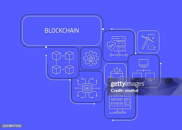 Blockchain Database Visual 105 Blockchain (Database) Stock Photos, High-Res Pictures, and Images ...