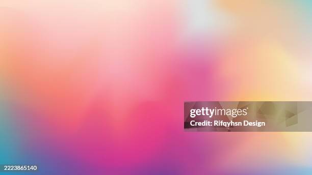 bildbanksillustrationer, clip art samt tecknat material och ikoner med abstract multi colored gradient fluid background design. summer, spring background - flerfärgad bakgrund