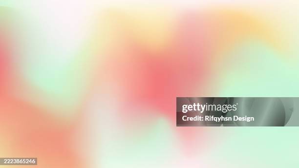 illustrations, cliparts, dessins animés et icônes de conception abstraite de fond fluide dégradé multicolore. été, printemps fond - couleur-chair