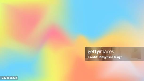 Abstract Multi Colored Gradient Fluid Background Design Summer Spring ...