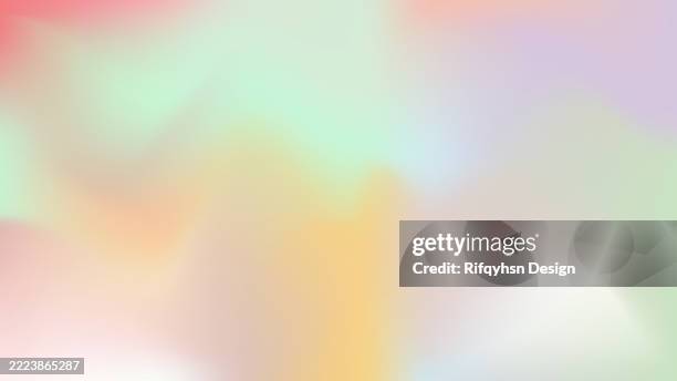 abstract multi colored gradient fluid background design. summer, spring background - candy floss stock illustrations