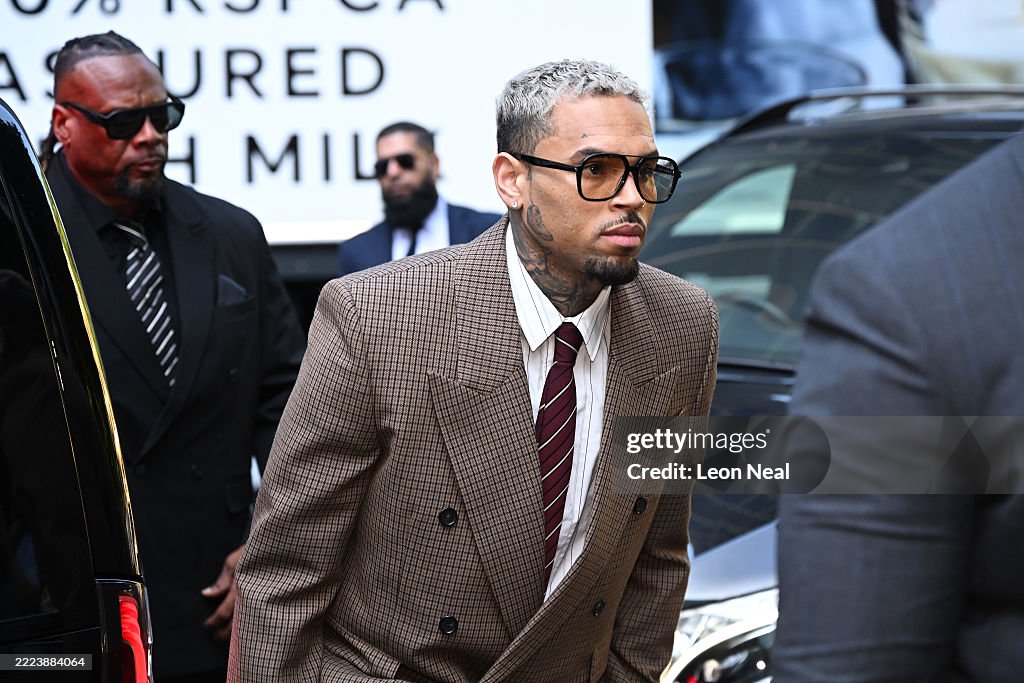 Chris Brown Appears In Court Charged With Grievous Bodily Harm With Intent