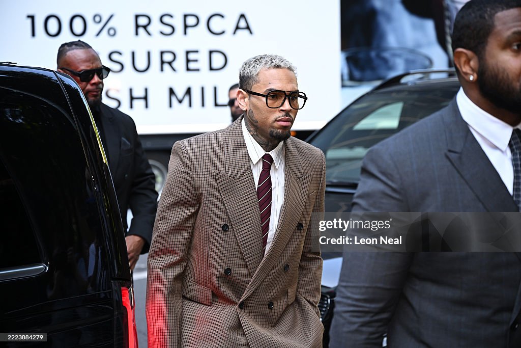 Chris Brown Appears In Court Charged With Grievous Bodily Harm With Intent