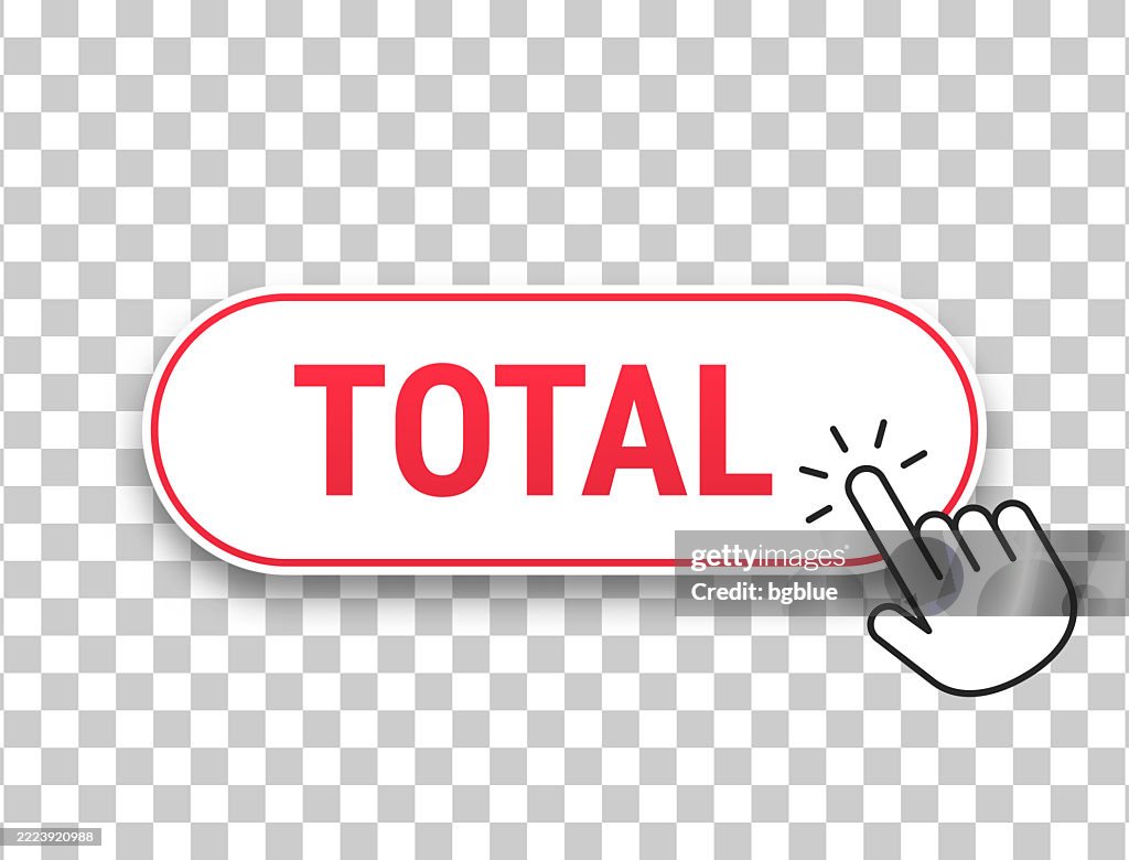 Total 3d Click Web Button With Hand Cursor On Blank Background High-Res ...