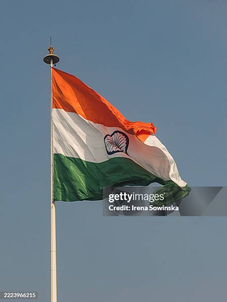 indian flag - republic day india stock pictures, royalty-free photos & images