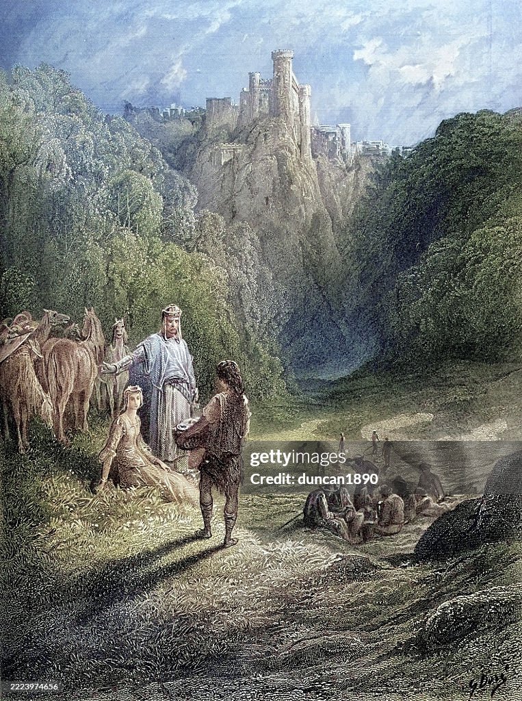 Geraint and Enid in the Meadow Arthurian legend