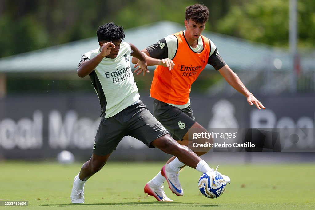 Real Madrid CF Training Session And Press Conference - FIFA Club World Cup 2025