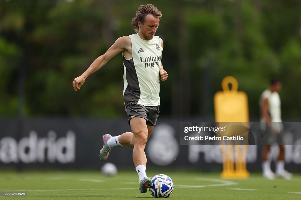 Real Madrid CF Training Session And Press Conference - FIFA Club World Cup 2025