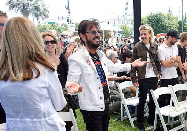 Ringo Starr attends Ringo's Peace & Love Birthday Celebration on July 07, 2025 in Beverly Hills, California.