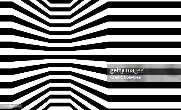 3d perspective zebra abstract backgrounds - straight road perspective stock illustrations