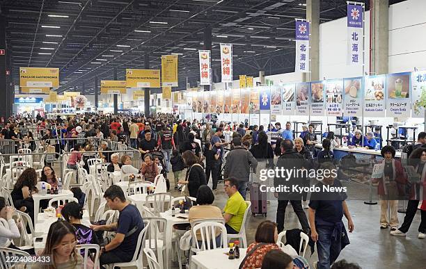 Japan Festival opens on July 11 in Sao Paulo, Brazil, introducing Japanese culture, foods.