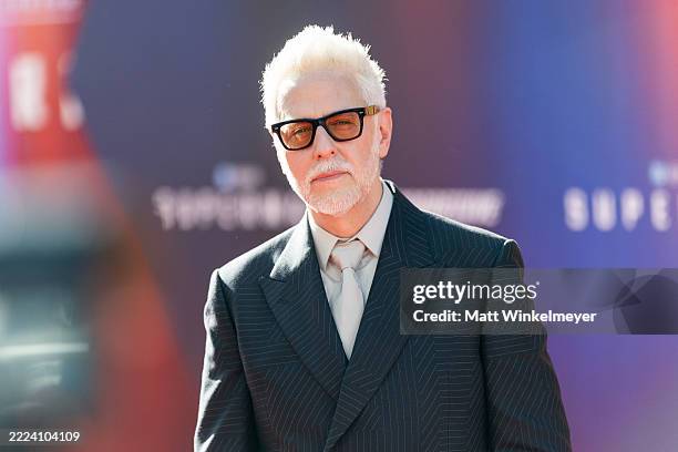 James Gunn attends the Los Angeles Premiere of Warner Bros. "Superman" at TCL Chinese Theatre at TCL Chinese Theatre on July 07, 2025 in Hollywood,...