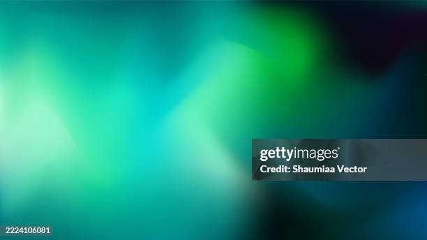 abstract blurred green gradient colors background design with dynamic effect - teal stock illustrations