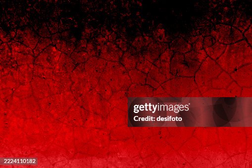 Blank empty cracked damaged old weathered spooky red and black background for concepts of war, aggression, battle, battlefield, drought land or earth, scary halloween backdrop Blank empty cracked damaged old weathered spooky red and black background for concepts of war, aggression, battle, battlefield, drought land or earth, scary halloween backdrop