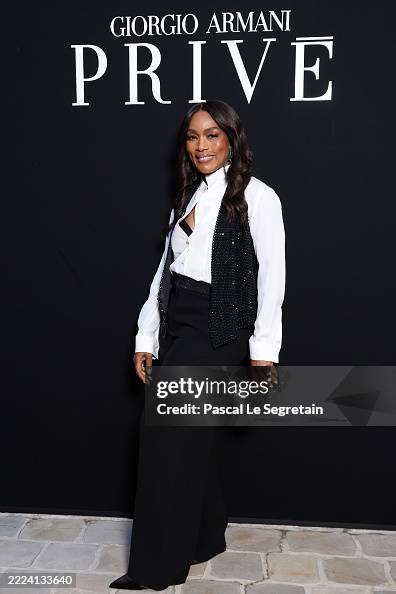 Angela Bassett attends the Giorgio Armani Privé Haute Couture