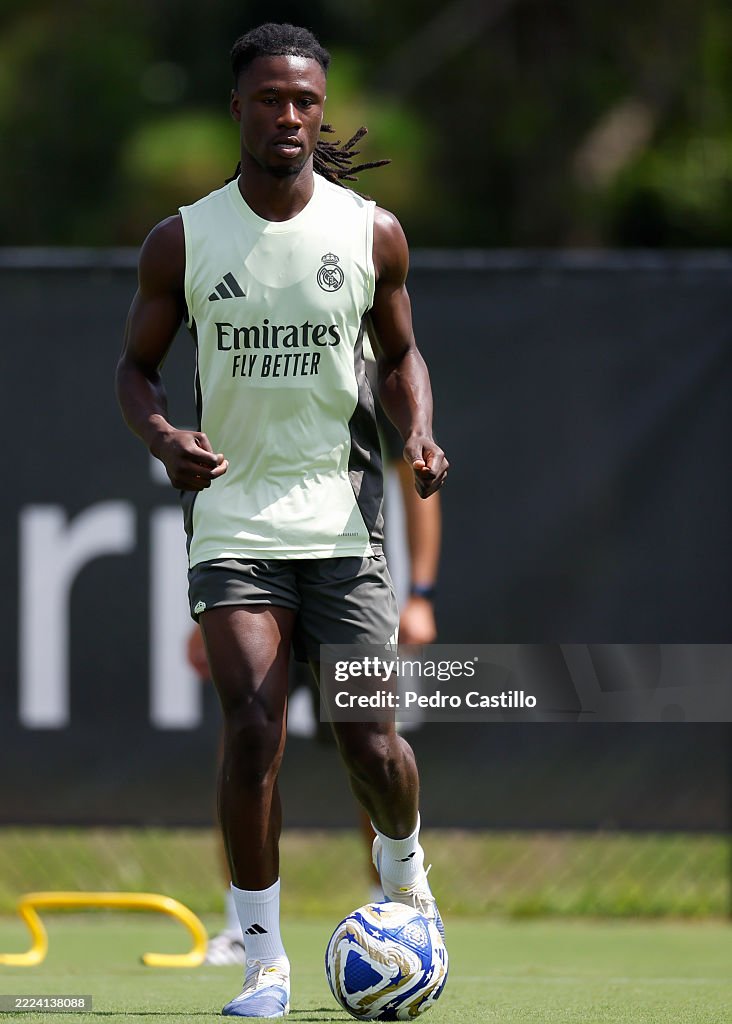 Real Madrid CF Training Session And Press Conference - FIFA Club World Cup 2025
