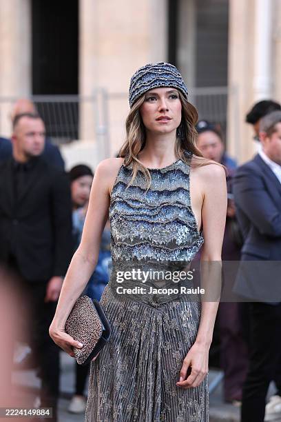 Zita d'Hauteville attends the Giorgio Armani Privé Haute Couture Fall/Winter 2025/2026 show as part of Paris Fashion Week on July 08, 2025 in Paris,...